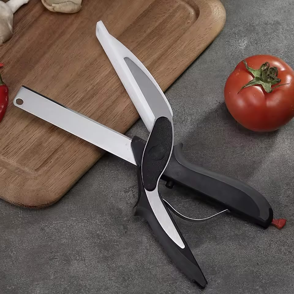 SEYDI 9.6" Cutting Board Scissors for Food with Stainless Steel Blade
