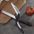 SEYDI 9.6" Cutting Board Scissors for Food with Stainless Steel Blade